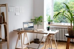 Elevate Your Home Office with a Striking Accent Wall: Expert House Painting Tips in Fairfield, CT!