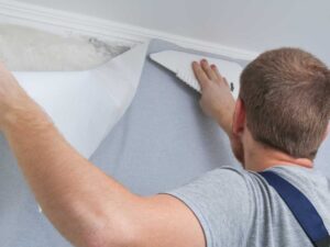 install peel and stick wallpaper
