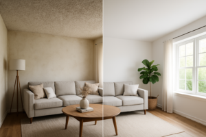 how to remove popcorn ceiling